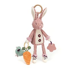 Jouet bébé Jellycat - Cordy Roy Lapin - Bunny Activity Toy - SRA2B 28 cm