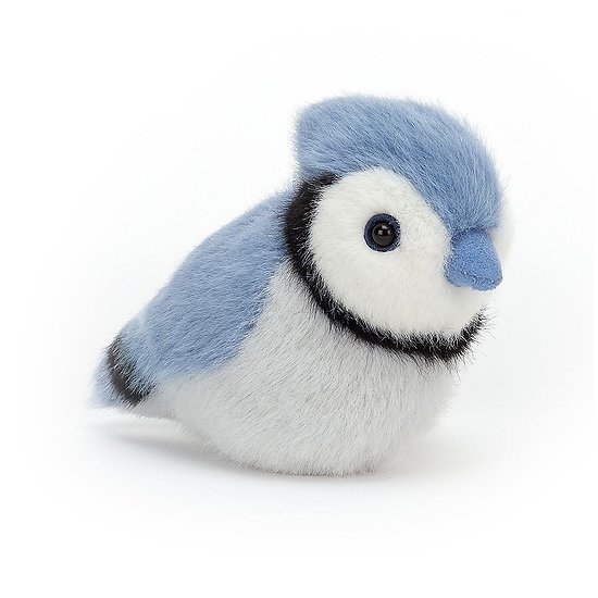 Peluche Jellycat oiseau Geai Bleu - Birdling Blue Jay - BIR6BLJ 10 cm