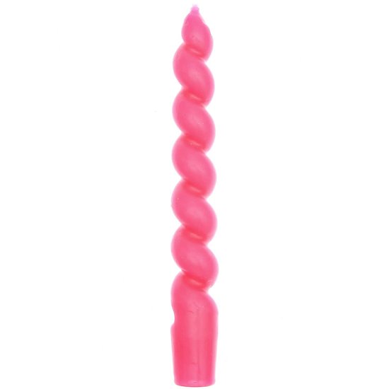 Bougie bougeoirs et chandeliers - Rose Neon Fluo