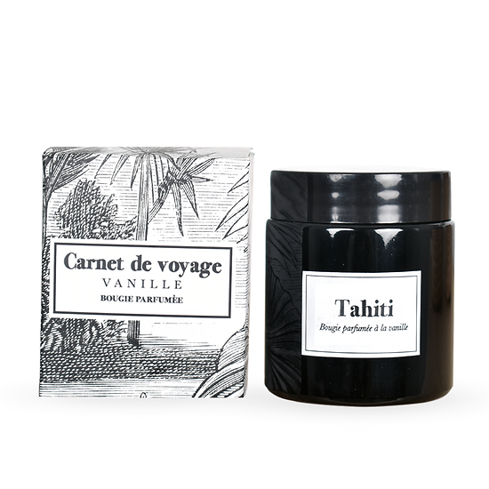 Bougie parfumée Carnet de Voyage Tahiti - Vanille