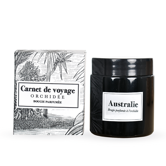 Bougie parfumée Carnet de Voyage Australie - Orchidée