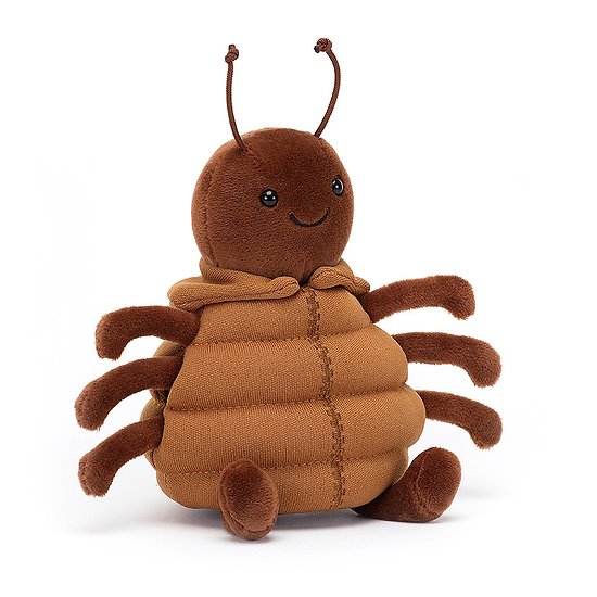 Peluche Jellycat Araignée en doudoune - Anoraknid Brown Spider - ANK3BRS