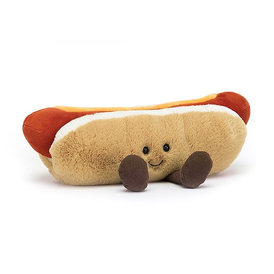 Peluche Jellycat Hot Dog - Amuseable Hot dog - A6HD 25cm