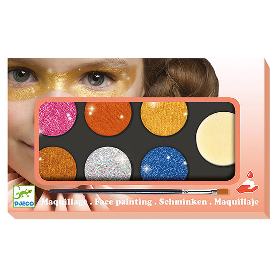 Maquillage - palette 6 couleurs métal