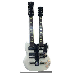Magnet Double Gibson SG Blanche