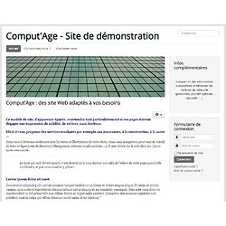 Exemple site web 1