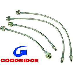 set de 4 flexibles de frein renforcés GOODRIDGE pour T2 56-67