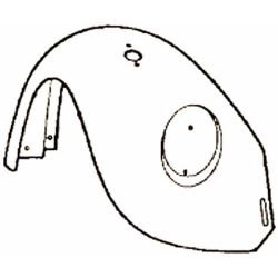 aile avant droite 1302-1303 -07/73 (avec trou de pate de pare-choc et trou de clignotant)