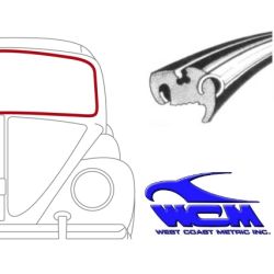 Joint de pare brise pour moulure métallique cabriolet 58-64 WCM