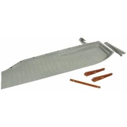 Demi-plancher complet qualité origine (épaisseur 1,2mm) droit 71-72 rail en T