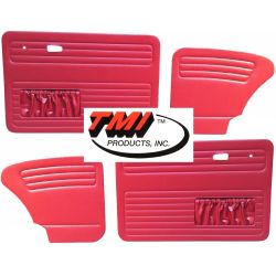 Set de 4 panneaux de porte rouge (red #17) avec vide poche 7/67- TMI