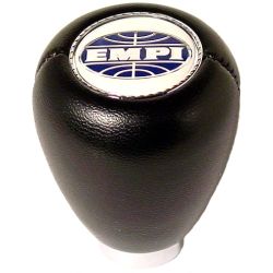 pommeau de levier de vitesse vinyl noir siglé EMPI