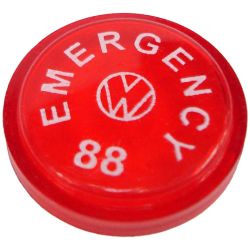 pastille de bouton d'interrupteur de warning 7/67- sauf 1303