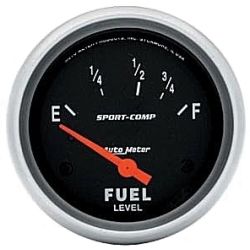 Manomètre de niveau d'essence "SPORT COMP" diam 67mm