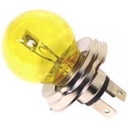 ampoule phare 6v baïonnette à 3 picots pour anciennes 35/35w jaune