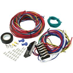 Kit câblage électrique universel (câbles+ boite à fusibles+ embouts)
