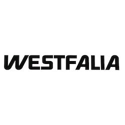 Autocollant Westfalia grand modéle Noir 45x6cm