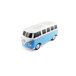 Enceinte bluetooth vw t1 bus dans coffret cadeau - bleu/blanc