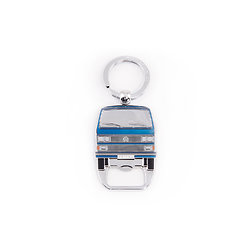 Porte-clés vw t3 bus avec décapsuleur sous blister - bleu (d)