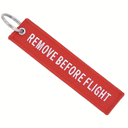 Porte-clÉs ‘remove before flight‘ - rouge