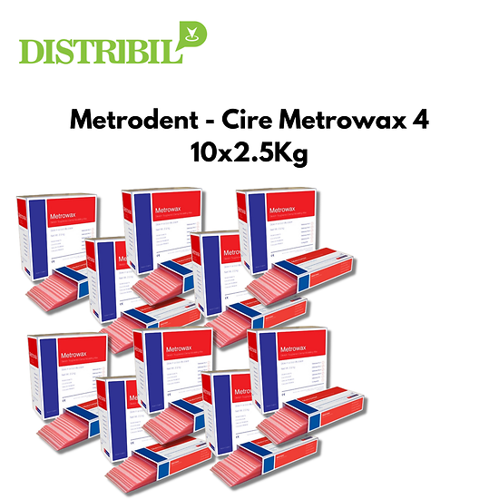 Metrodent - Cire Metrowax 4  10x2.5Kg