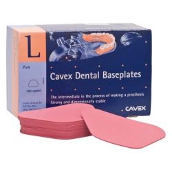 Cavex - Plaques Base Rose Sup (100pcs)