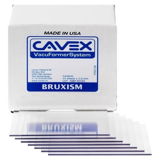 Cavex - Plaques Thermo Bruxisme 2.0mmX125 (25 Pcs)