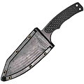 AB017 Couteau de Cou ABKT Tac Recon Ops Neck Knife 8Cr13MoV Blade GRN Handle GRN Sheath