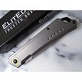 EE10A83SGY ElitEdge Linerlock A/O Ti Gray 420C Blade Stainless Blade Linerlock Clip