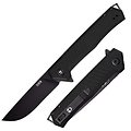 TKTF1GBKBK1 Tekto Knives F1 Alpha Black D2 Blade Black G10 Handle Linerlock Clip USA