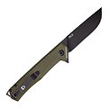 TKTF1GODBK1 Tekto Knives F1 Alpha Od Green D2 Black Blade G10 Handle Linerlock Clip USA