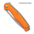 SA01C SENCUT CITIUS Orange G10 Handle 9Cr18MoV Blade IKBS Linerlock Clip