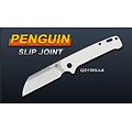 QS130SJA QSP Penguin Slip Joint White 14C28N Blade G10 Handle 