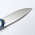 VOSCGVTML Vosteed Corgi Blue 14C28N Stonewash Blade Micarta Handle IKBS Trek Lock Clip