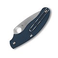 SC94PCBL Spyderco UK Penknife CPM-SPY27 Plain Blade Blue FRN Handles Slipjoint Clip USA