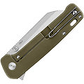 QS130XLB2 QSP Knives Penguin Plus Bronze CPM-20CV Satin Sheepsfoot Blade Titanium Handles IKBS