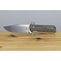 KI1050A1 Kizer Cutlery Justice II D2 SW Drop Point Blade Micarta/G10 Handles Kydex Sheath