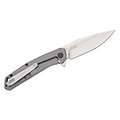 KS1405 Kershaw Align A/O 8Cr13MoV Clip Point Blade Gray PVD Stainless Handles Frame Lock Clip
