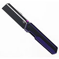 BTKG54D Bestech Tardis Black/Purple G10 Handle D2 Plain Black DLC/Satin Blade IKBS Linerlock Clip