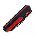 BTKG54E Bestech Tardis Black/Red G10 Handle D2 Plain Black DLC/Satin Blade IKBS Linerlock Clip