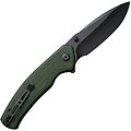 S200663 SENCUT Slashkin Green Micarta Handle D2 Blade IKBS Linerlock Clip