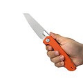 KUB365A Kubey Elang Orange AUS-10 Bead Blasted Blade G10 Handle IKBS Lockback Clip