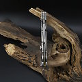 ATZ1860GGY ArtisanCutlery Xcellerator Titanium Handles S90V Stonewashed Harpoon Blade IKBS Frame Lock Clip
