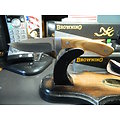 BR0493 Browning Fixed Blade Skinner Wood Handle 440 Blade Nylon Sheath
