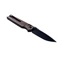 RS7712C Real Steel Sacra Coyote K110 Black Drop Point Blade G10 Handles Slider Clip