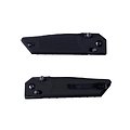 RS7712B Real Steel Sacra Black K110 Black Drop Point Blade G10 Handles Slider Clip