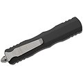 MCT22712AP Microtech 227-12AP Dirac Delta AUTO OTF Plain/Serrated Double Edge Dagger Blade Black Aluminum Handles USA