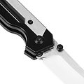  KI3632A3 Kizer Cutlery Hyper Satin/Black Titanium Handle Elmax Stonewashed Blade IKBS Button Lock Clip