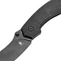 KI4639A1 Kizer Cutlery Black Titanium S35VN Blackwash Blade IKBS Framelock Clip