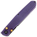 RS7832P Real Steel G5 Metamorph Purple G10 Handles Sandvik 14C28N Black Plain Blade Button Lock Clip